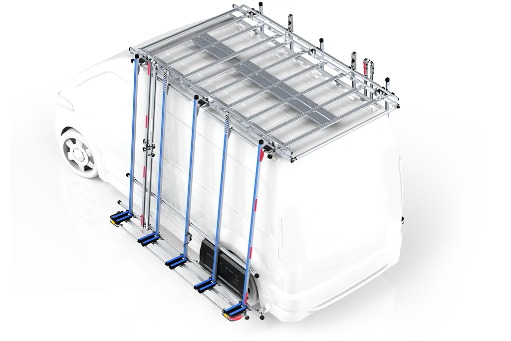 Porte charge latéral Standard double présenté sur galerie Aluminium